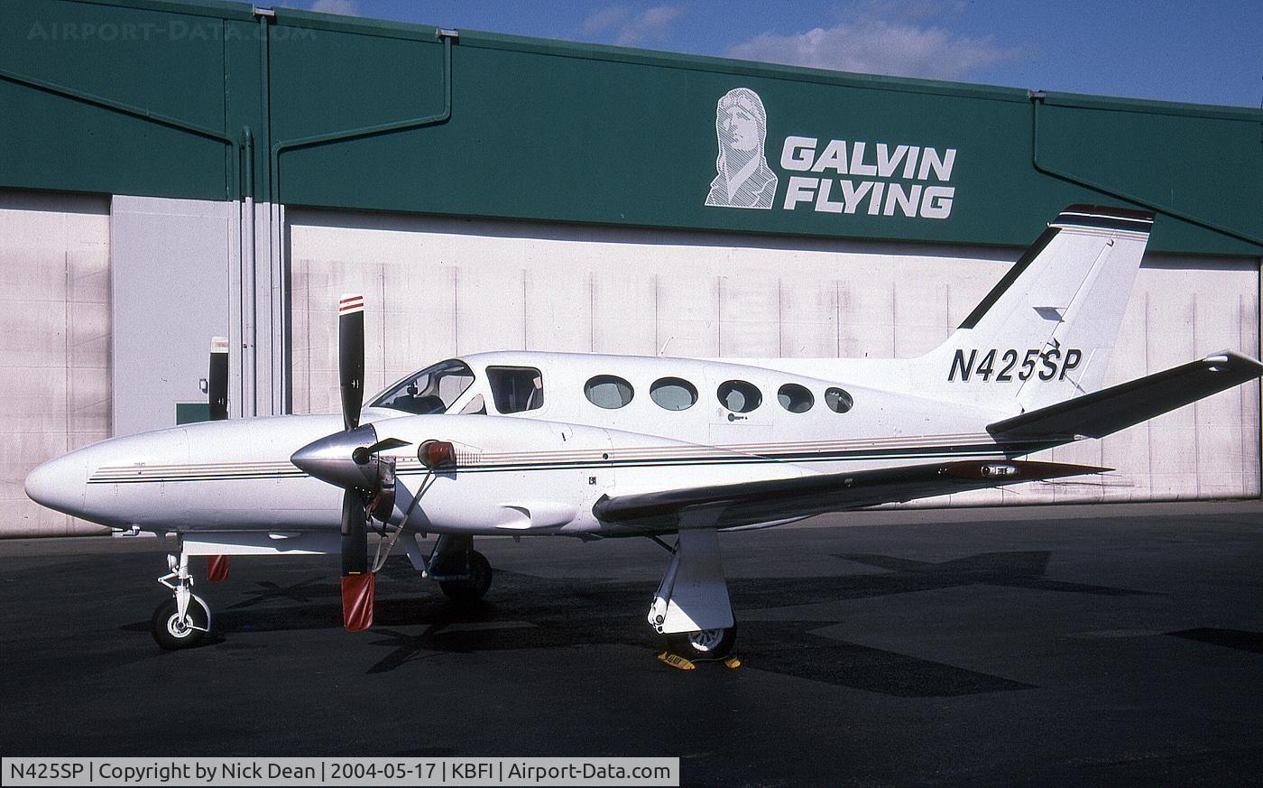 N425SP, 1983 Cessna 425 Conquest I C/N 425-0184, KBFI