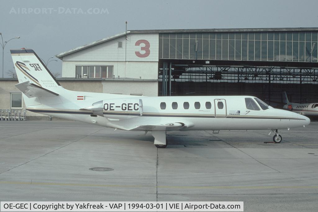 OE-GEC, 1981 Cessna 550 Citation C/N 550-0266, City Jet Cessna 550 Citation 2