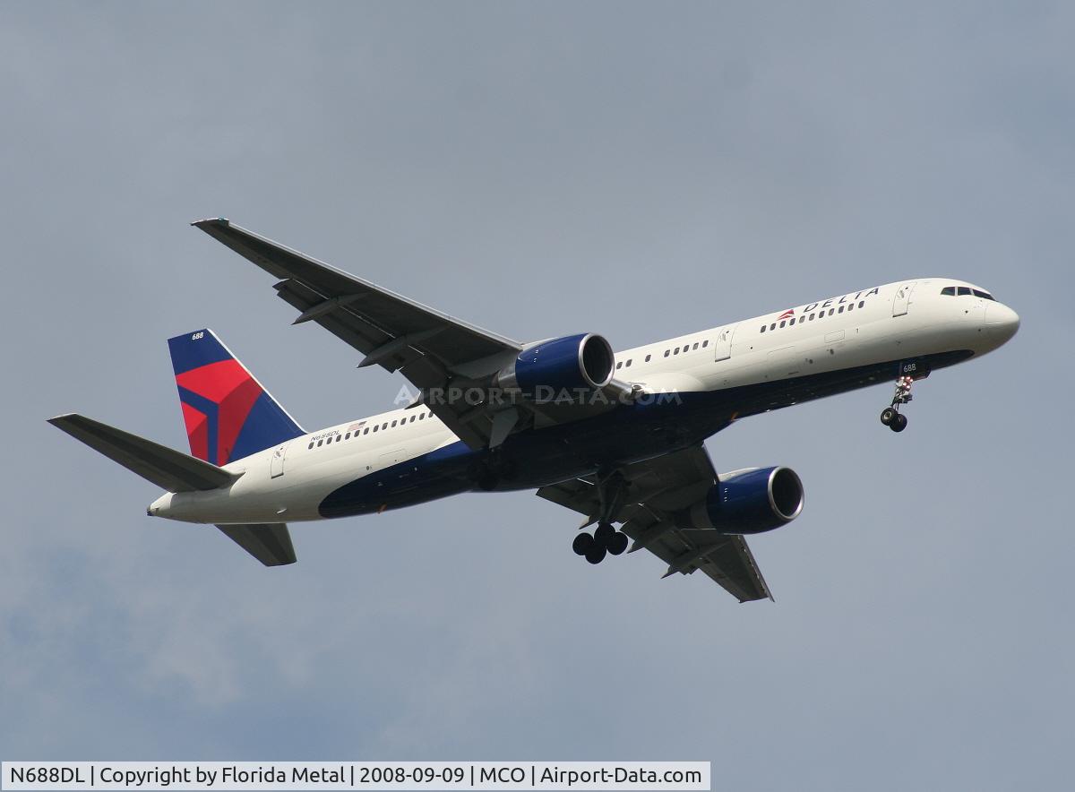 N688DL, 1998 Boeing 757-232 C/N 27587, Delta 757-200