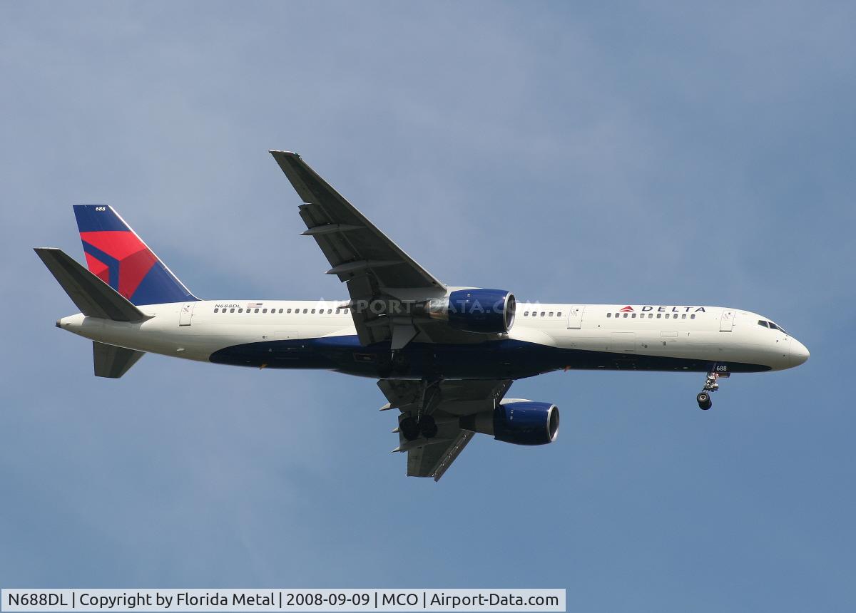 N688DL, 1998 Boeing 757-232 C/N 27587, Delta 757-200