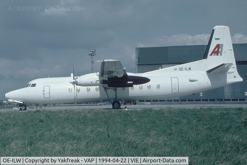 OE-ILW, 1985 Fokker F-27-500 Friendship C/N 10681, Amadeus Air Fokker 27
