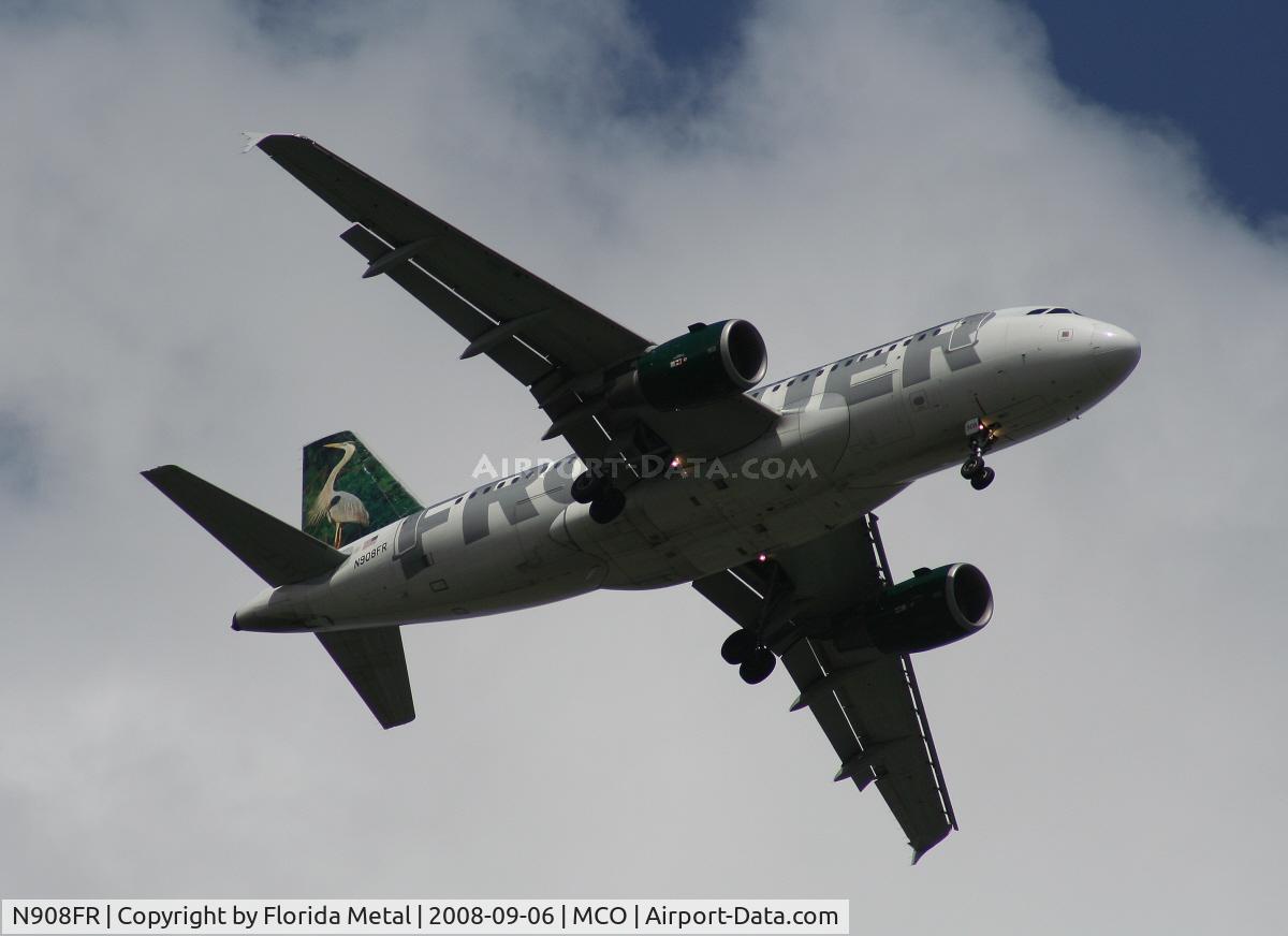 N908FR, 2002 Airbus A319-111 C/N 1759, Frontier's 