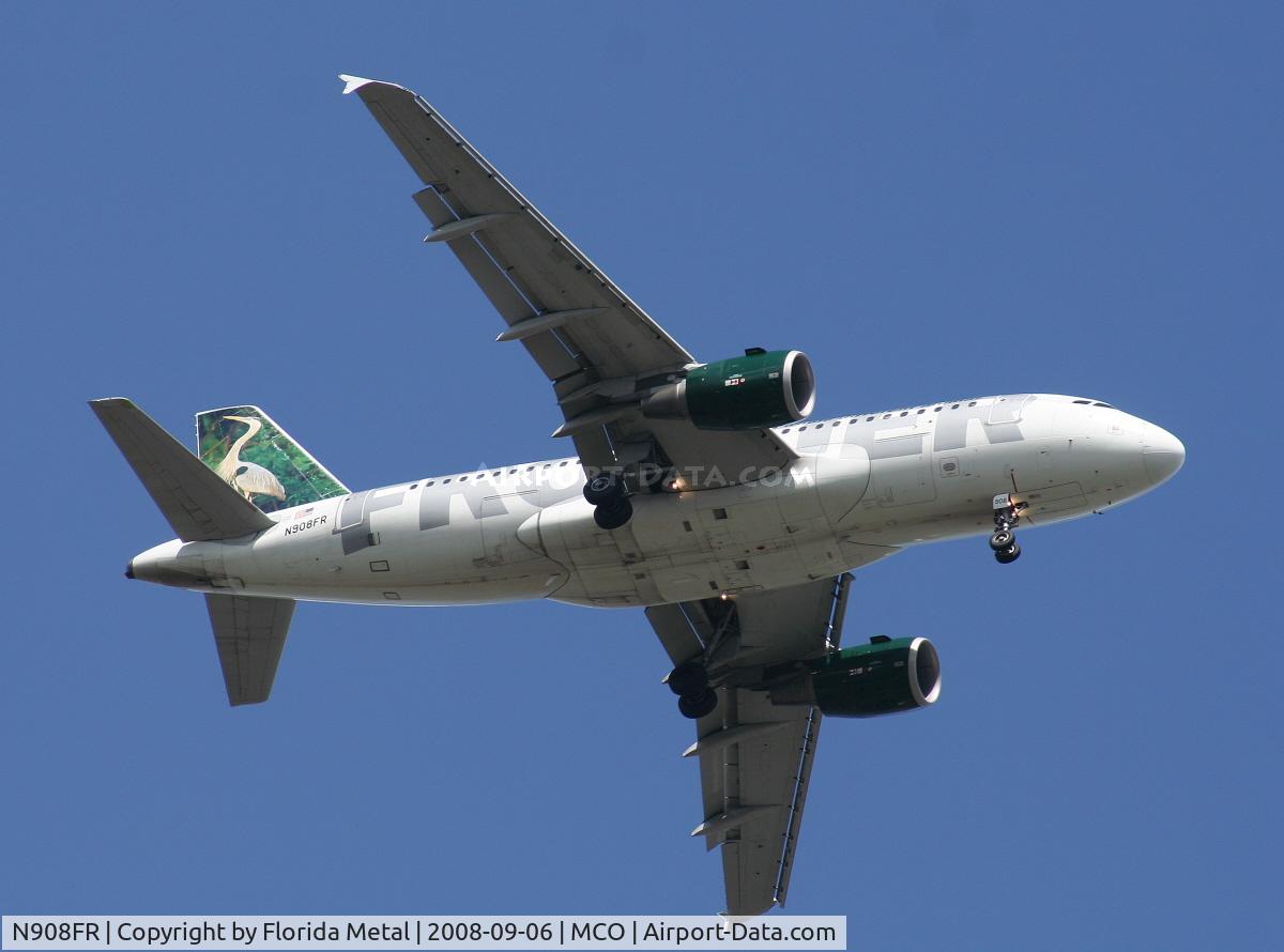 N908FR, 2002 Airbus A319-111 C/N 1759, Frontier's 