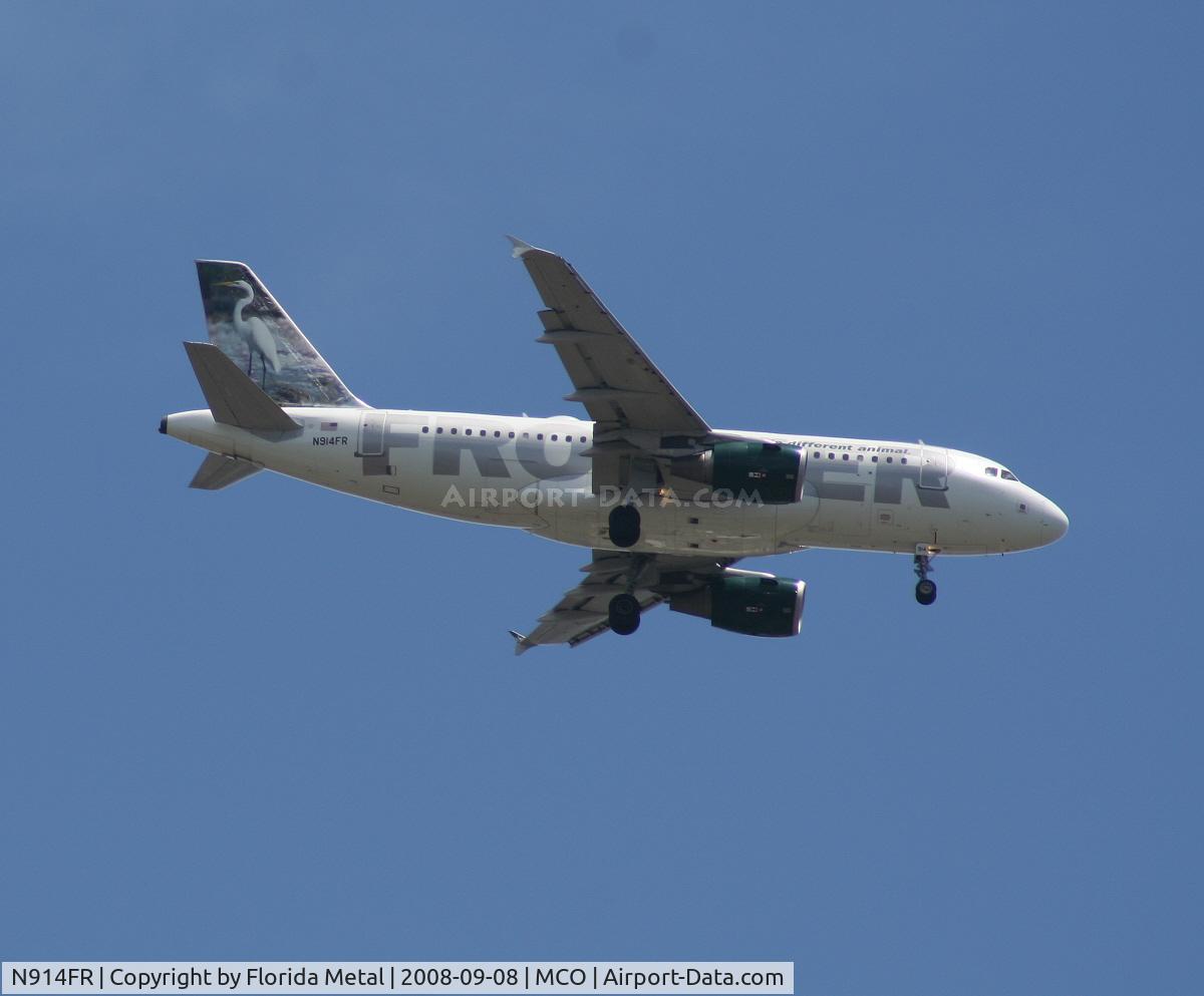 N914FR, 2002 Airbus A319-111 C/N 1841, Frontier's 