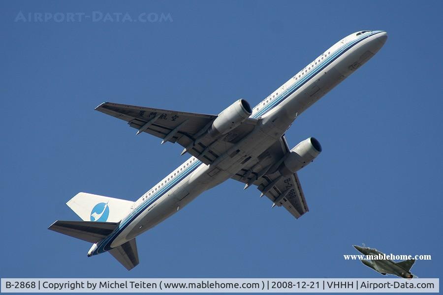 B-2868, 2001 Boeing 757-25C C/N 32941, Xiamen Airlines