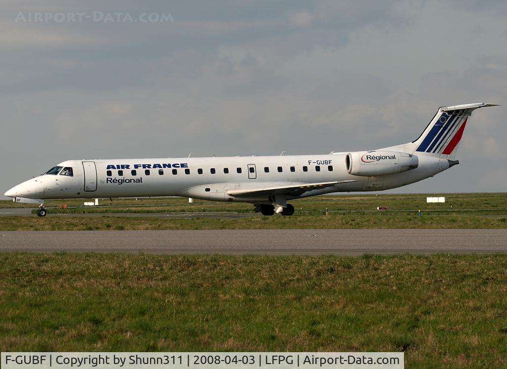 F-GUBF, 2002 Embraer EMB-145MP (ERJ-145MP) C/N 145669, Arriving from flight...