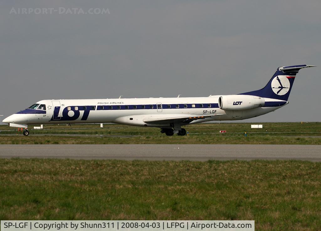 SP-LGF, 2000 Embraer EMB-145EP (ERJ-145EP) C/N 145308, Arriving from flight...