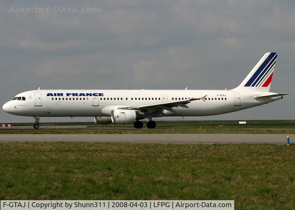 F-GTAJ, 2001 Airbus A321-211 C/N 1476, Arriving from flight...