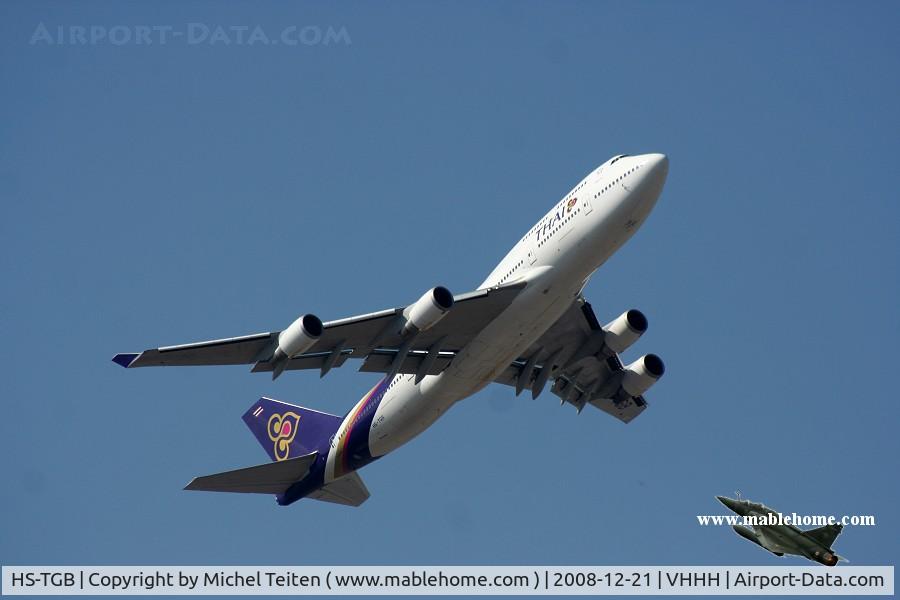 HS-TGB, 2001 Boeing 747-4D7 C/N 32370, Thai Airways