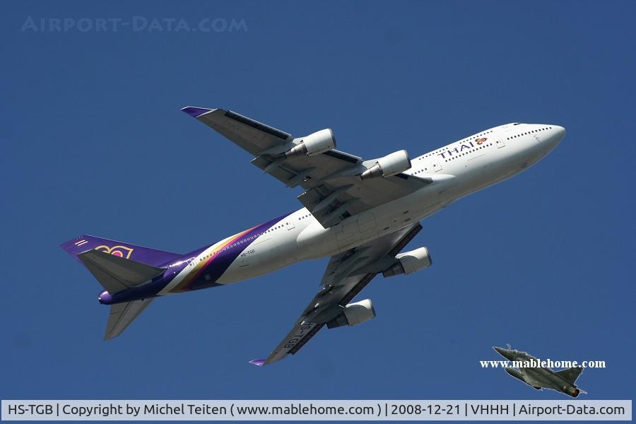 HS-TGB, 2001 Boeing 747-4D7 C/N 32370, Thai Airways