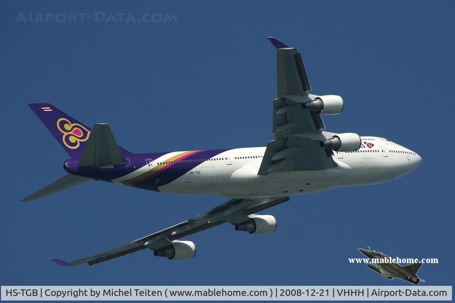 HS-TGB, 2001 Boeing 747-4D7 C/N 32370, Thai Airways