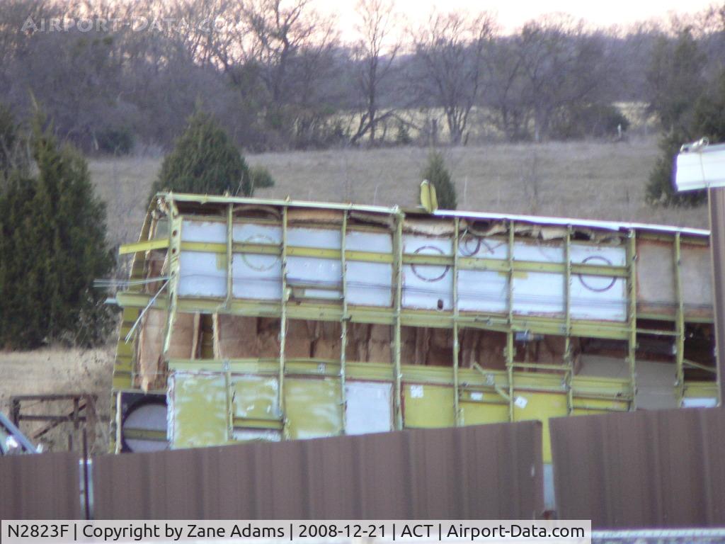N2823F, 1951 Convair T-29B C/N 240-313, TSTC T-29B convair being scrapped near Waco, TX