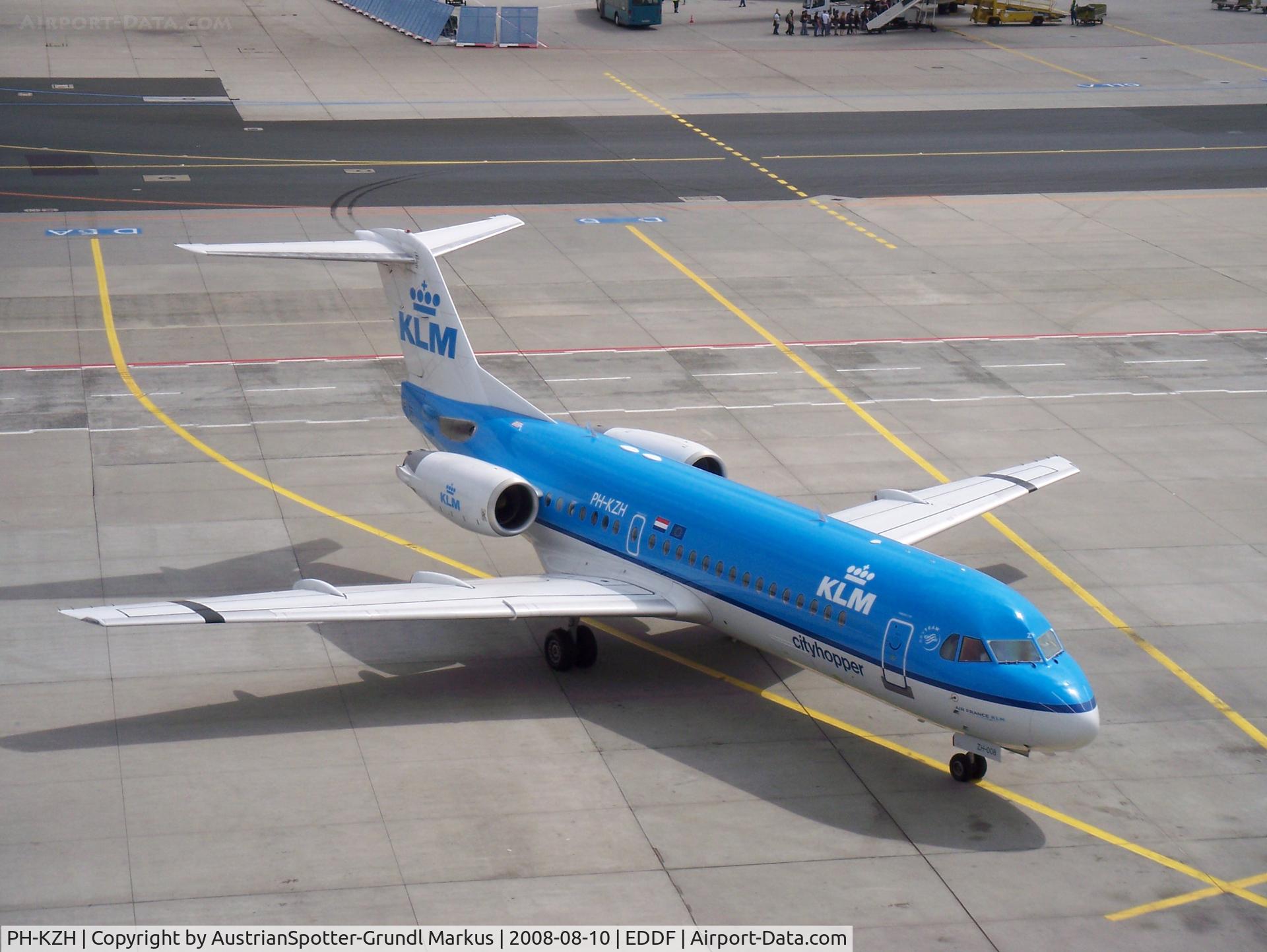 PH-KZH, 1997 Fokker 70 (F-28-0070) C/N 11583, KLM Cityhopper