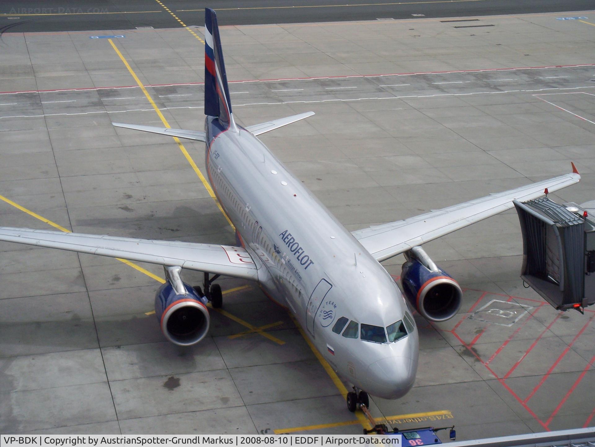 VP-BDK, 2003 Airbus A320-214 C/N 2106, Aeroflot