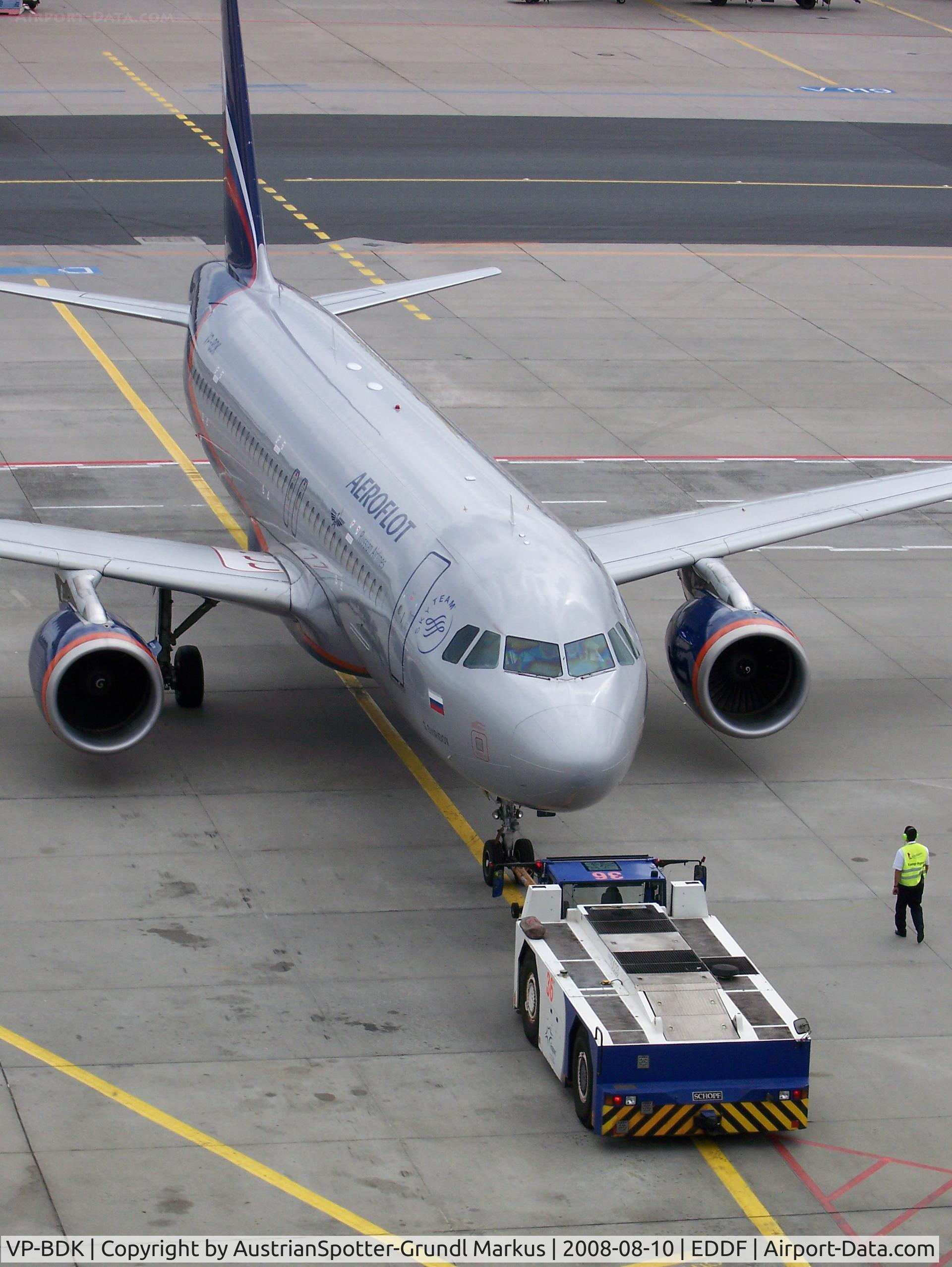 VP-BDK, 2003 Airbus A320-214 C/N 2106, Aeroflot