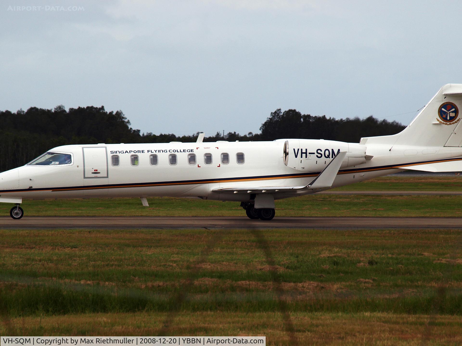 VH-SQM, 1999 Learjet 45 C/N 45-035, Singapore Flying College