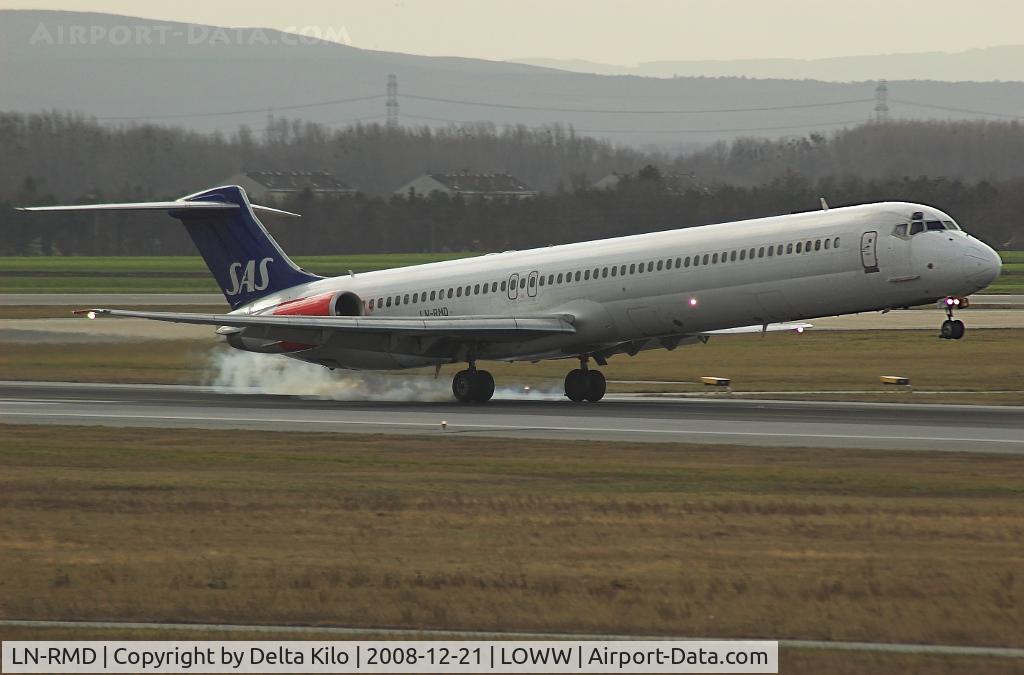 LN-RMD, 1987 McDonnell Douglas MD-82 (DC-9-82) C/N 49555, SAS-NORGE   MD82