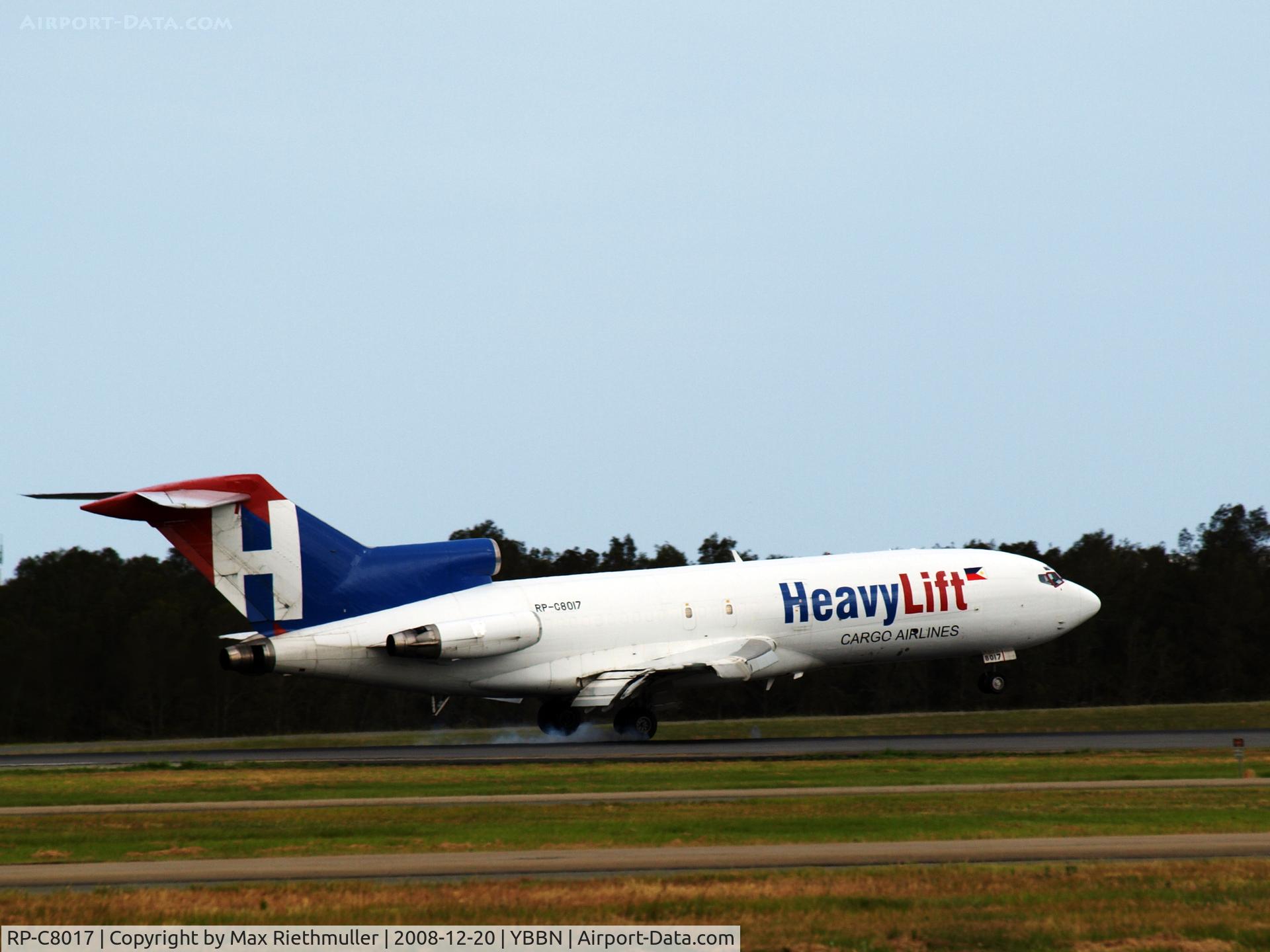 RP-C8017, 1967 Boeing 727-51C C/N 19289, Heavy Lift Cargo Airlines