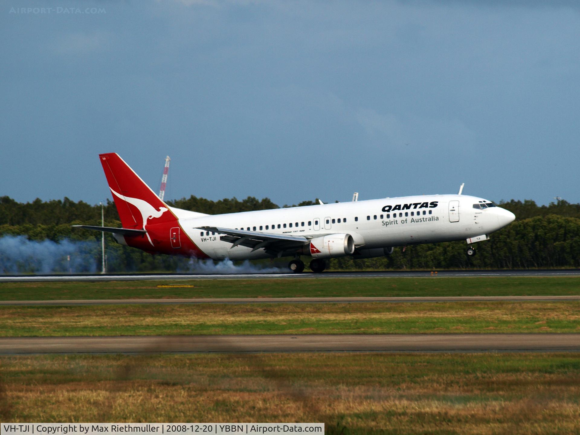VH-TJI, 1990 Boeing 737-476 C/N 24434, Qantas Boeing 737