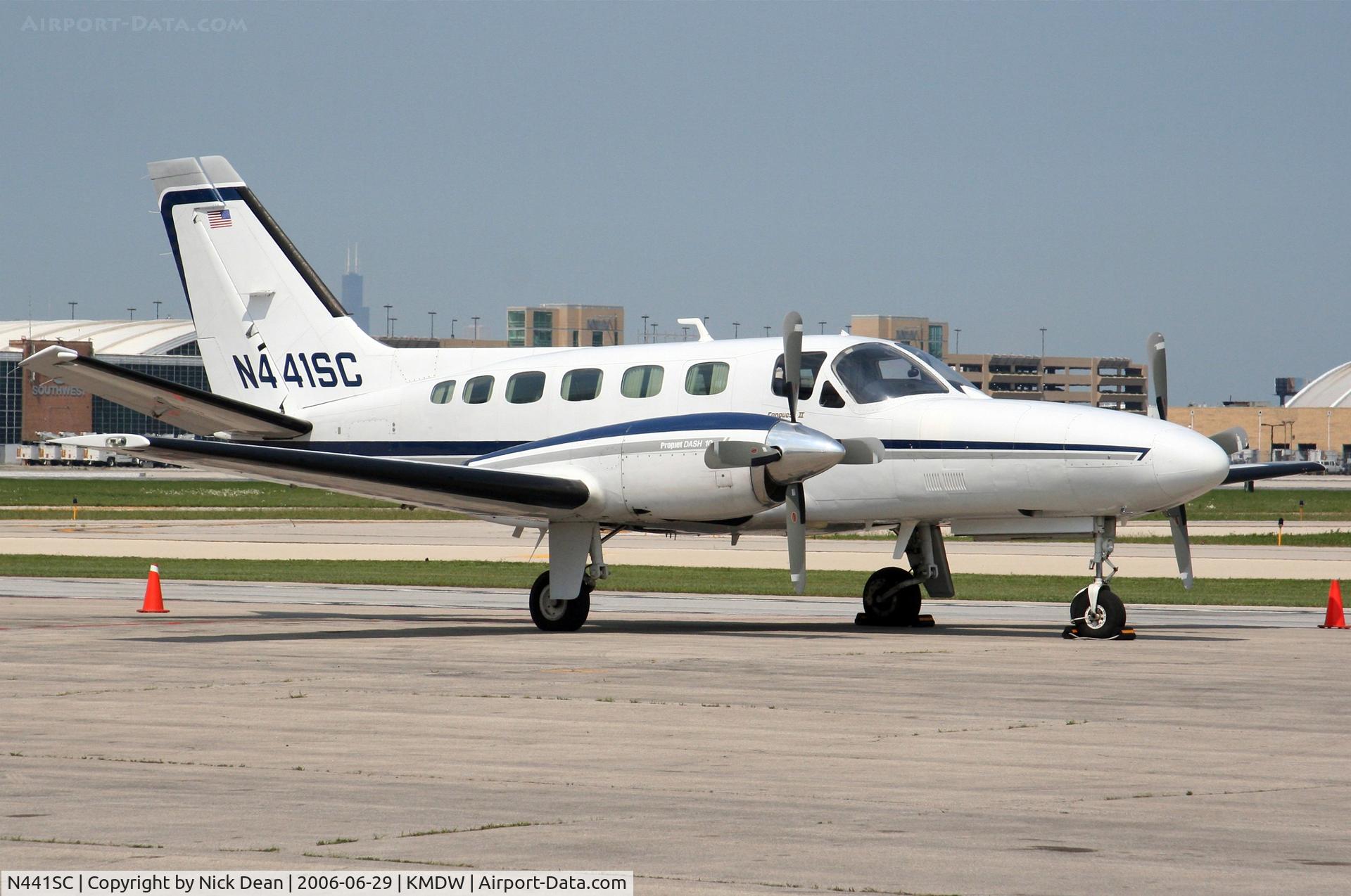 N441SC, 1977 Cessna 441 Conquest II C/N 441-0012, KMDW