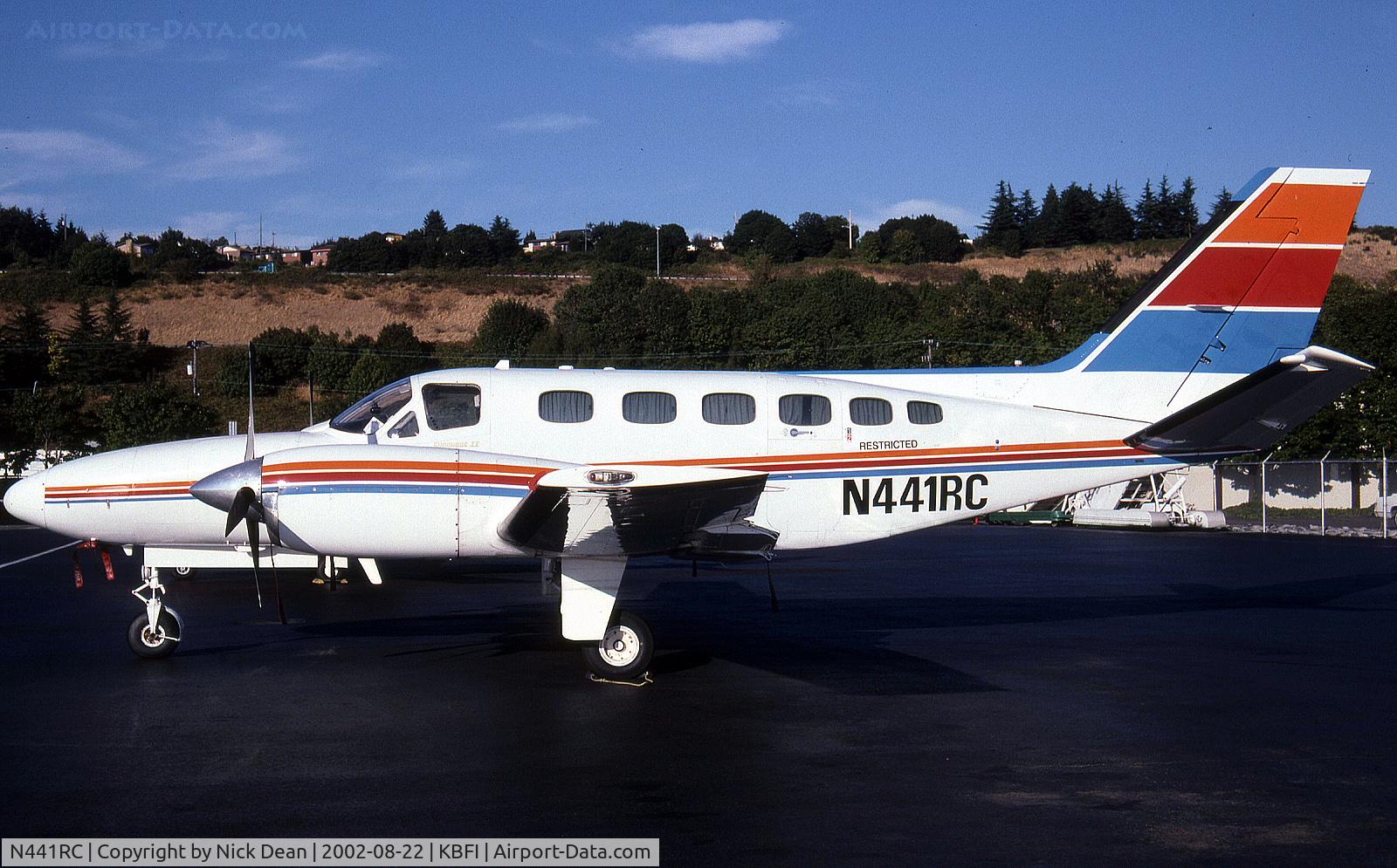 N441RC, 1978 Cessna 441 Conquest II C/N 441-0076, KBFI