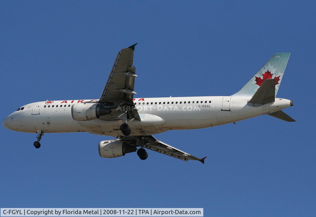 C-FGYL, 1991 Airbus A320-211 C/N 254, Air Canada A320