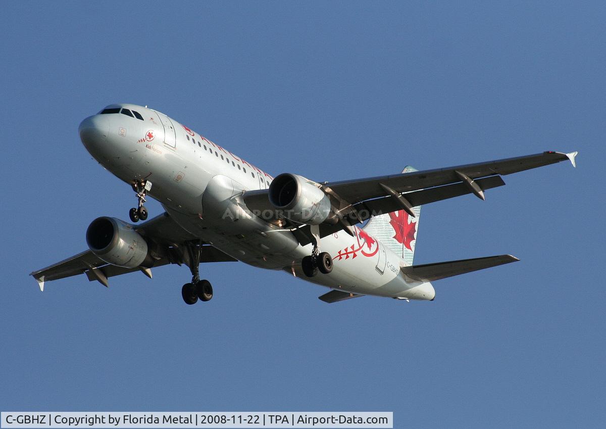 C-GBHZ, 1998 Airbus A319-114 C/N 813, Air Canada 