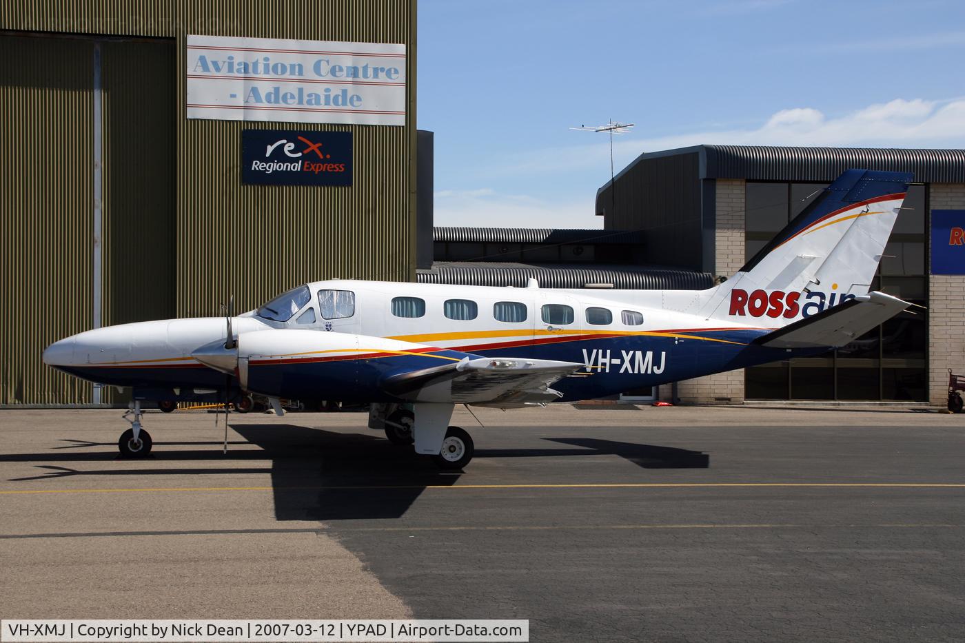 VH-XMJ, Cessna 441 Conquest II C/N 44-10113, YPAD