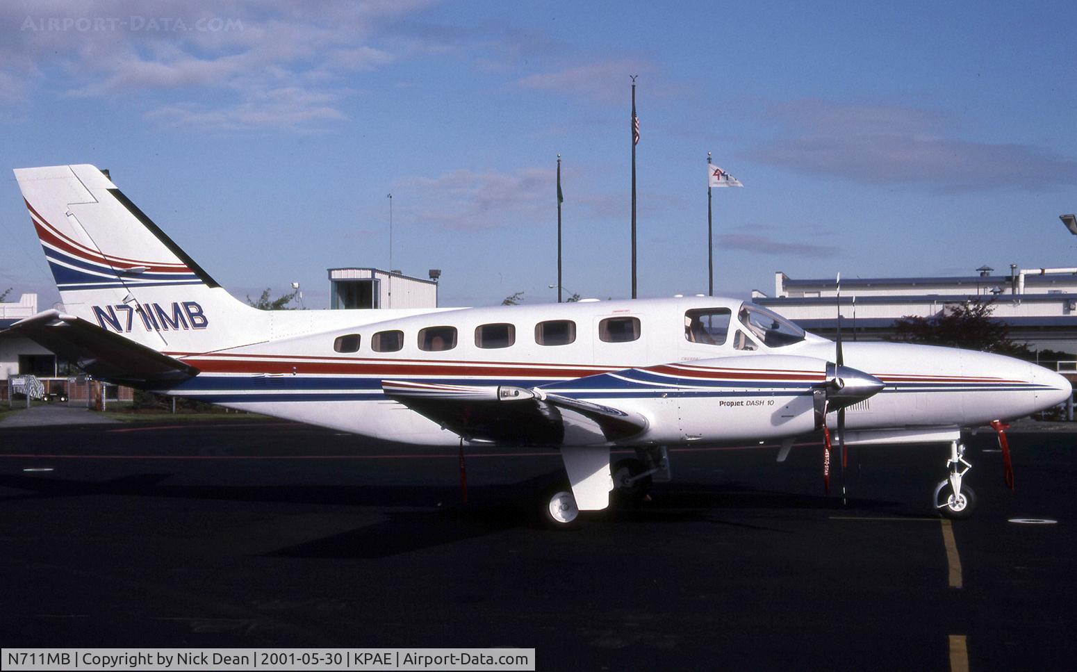 N711MB, 1979 Cessna 441 Conquest II C/N 441-0116, KPAE