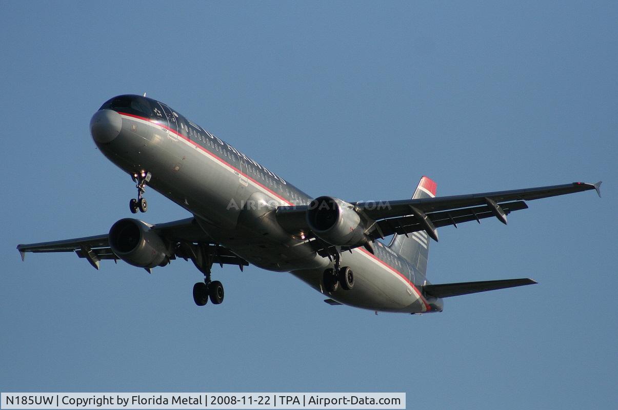 N185UW, 2002 Airbus A321-211 C/N 1666, US Airways A321