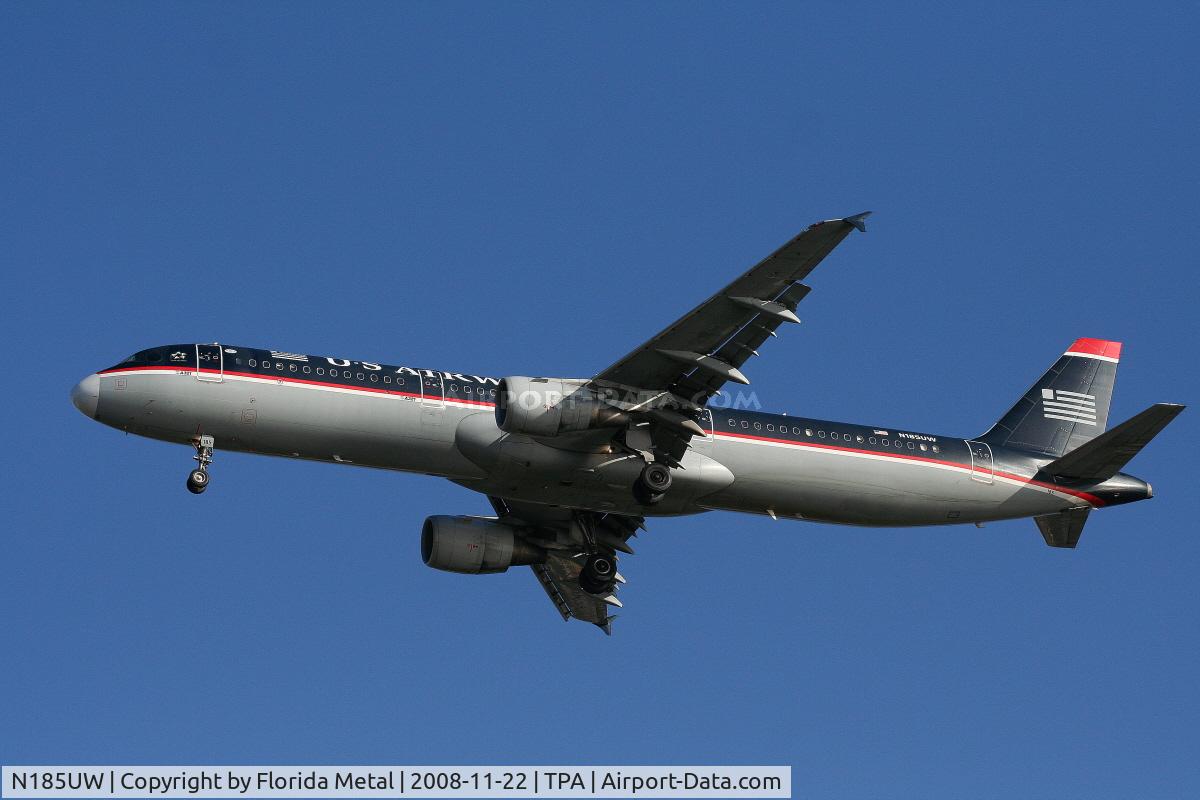 N185UW, 2002 Airbus A321-211 C/N 1666, US Airways A321