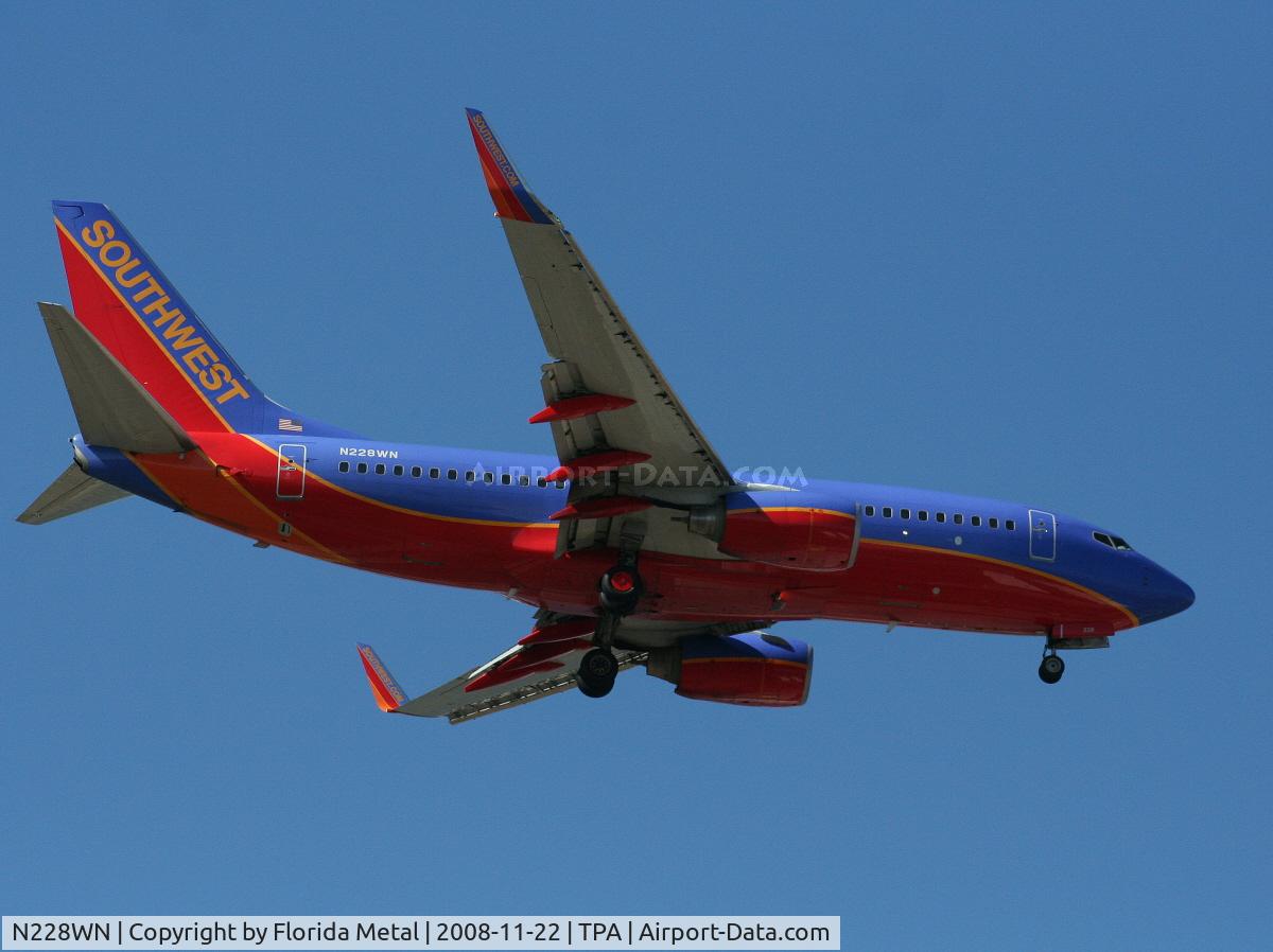 N228WN, 2005 Boeing 737-7H4 C/N 32496, Southwest 737-700