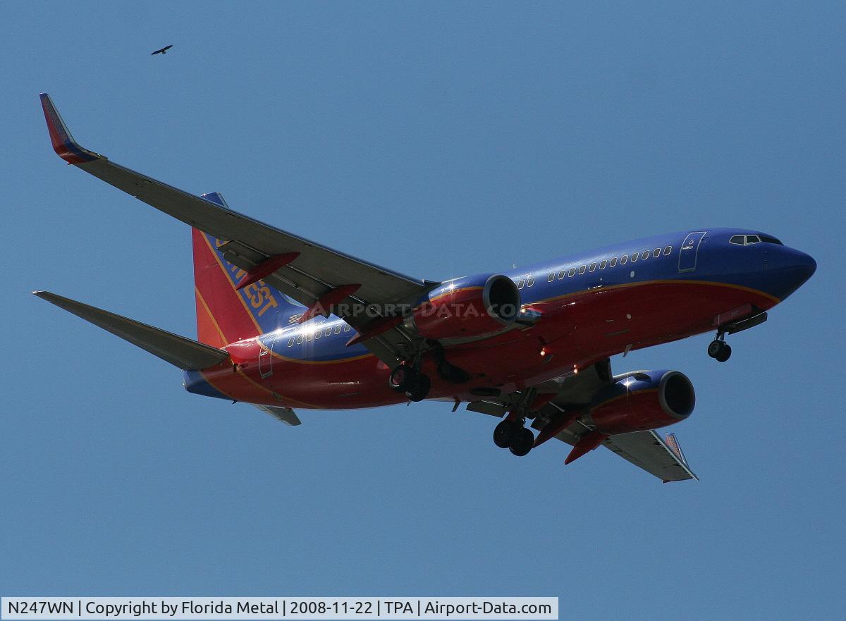 N247WN, 2006 Boeing 737-7H4 C/N 32508, Southwest 737-700