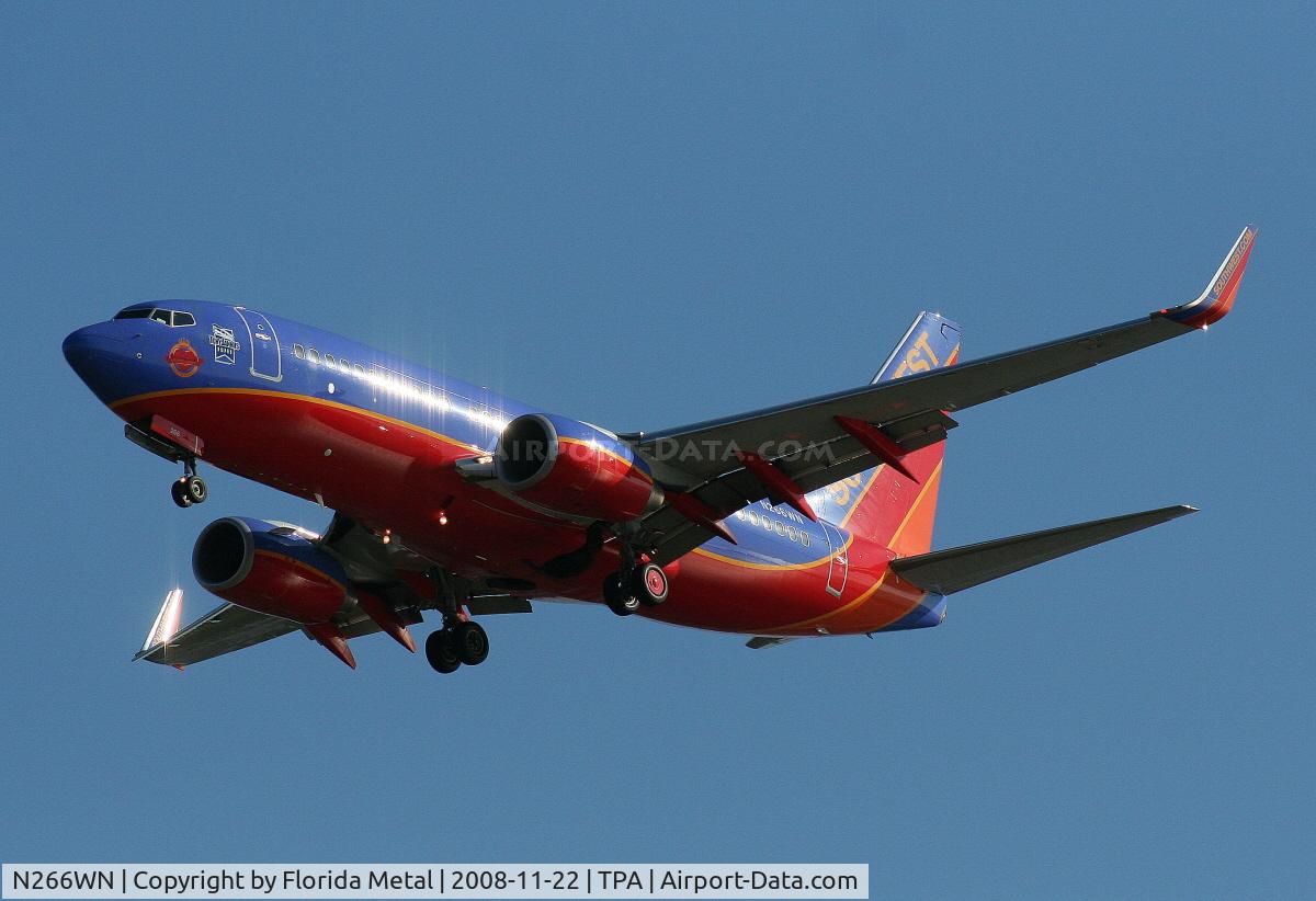 N266WN, 2007 Boeing 737-7H4 C/N 32523, Southwest 737-700