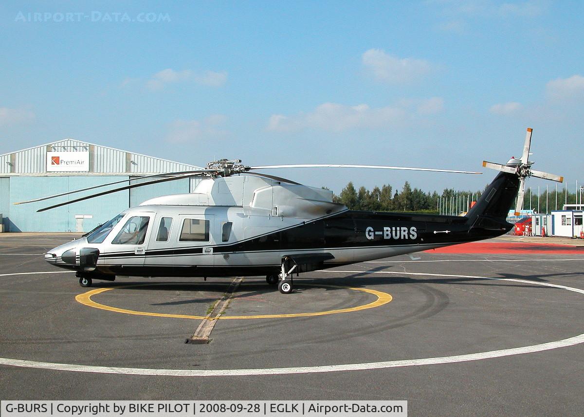 G-BURS, 1980 Sikorsky S-76A C/N 760040, SUN BATHING IN THE PREMIAR COMPOUND