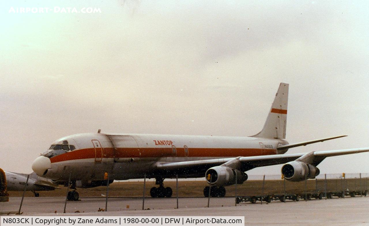 N803CK, 1960 Douglas DC-8F-54 C/N 45610, Ex Air Canada DC-8-40 - Ex N4561B, N10DC, CF-TJH - Reported Scrapped at Tucson in mid 2005