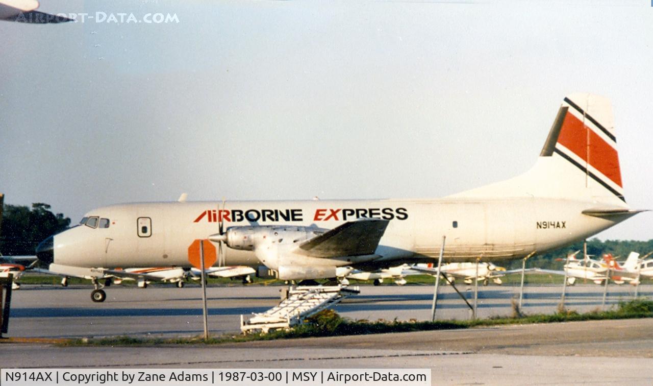 N914AX, 1968 Nihon YS-11A-500 C/N 2056, Airborne Express YS-11 at New Orleans