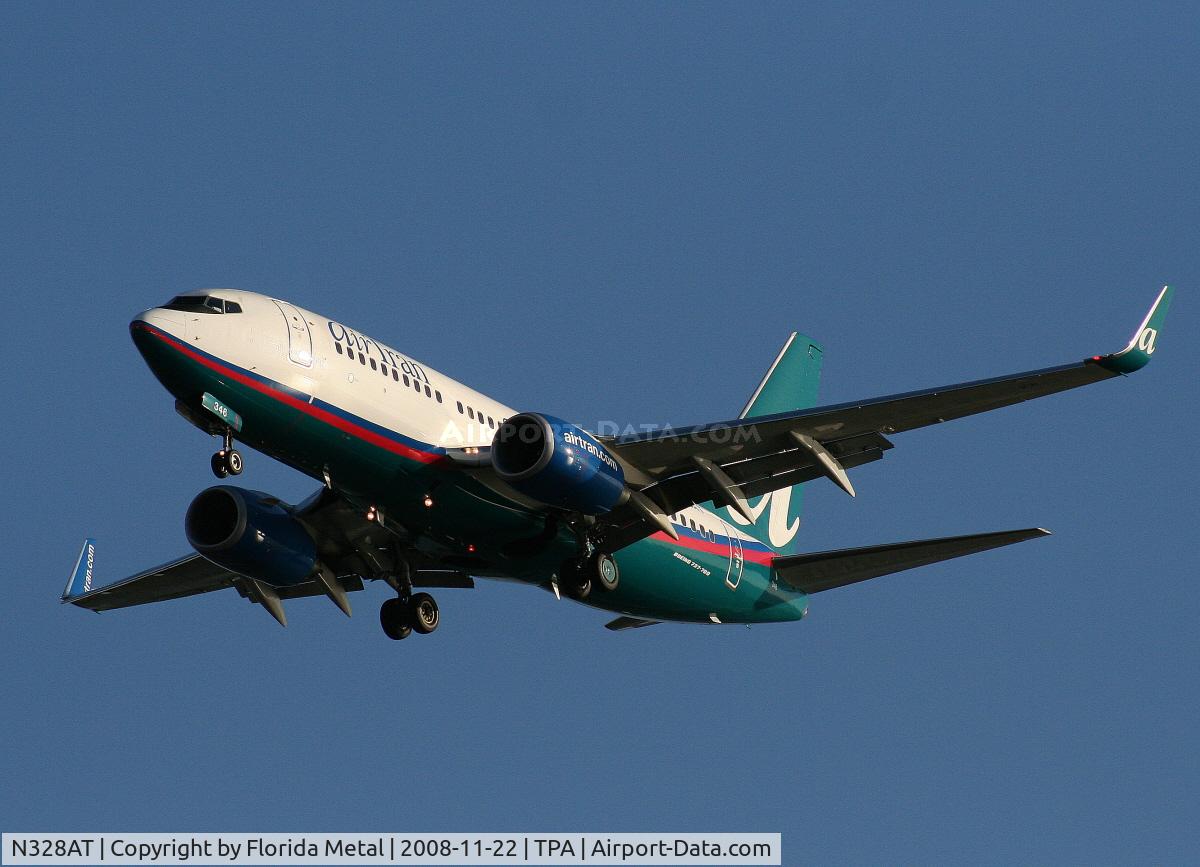 N328AT, 2007 Boeing 737-7BD C/N 33934, Air Tran 737-700