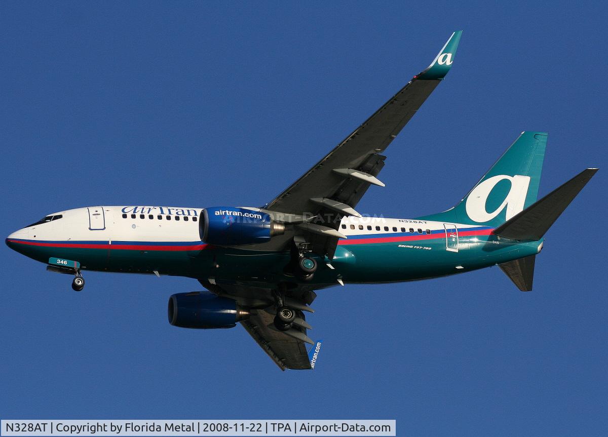 N328AT, 2007 Boeing 737-7BD C/N 33934, Air Tran 737-700