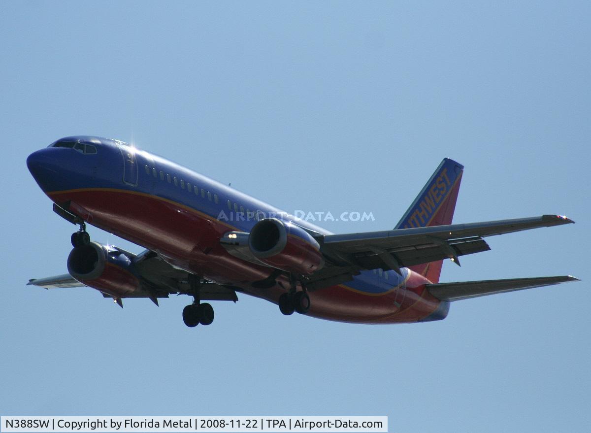 N388SW, 1994 Boeing 737-3H4 C/N 26591, Southwest 737-300