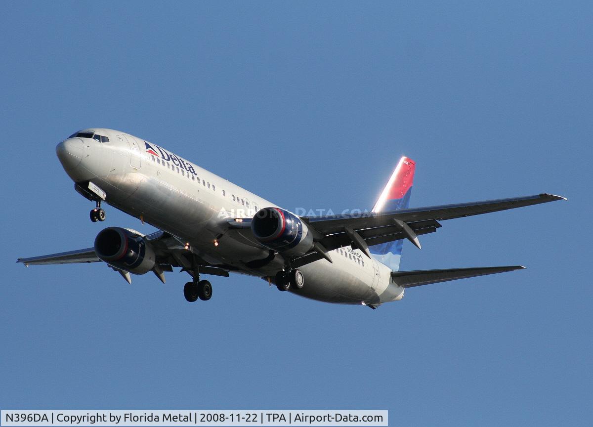 N396DA, 2000 Boeing 737-832 C/N 30378, Delta 737-800