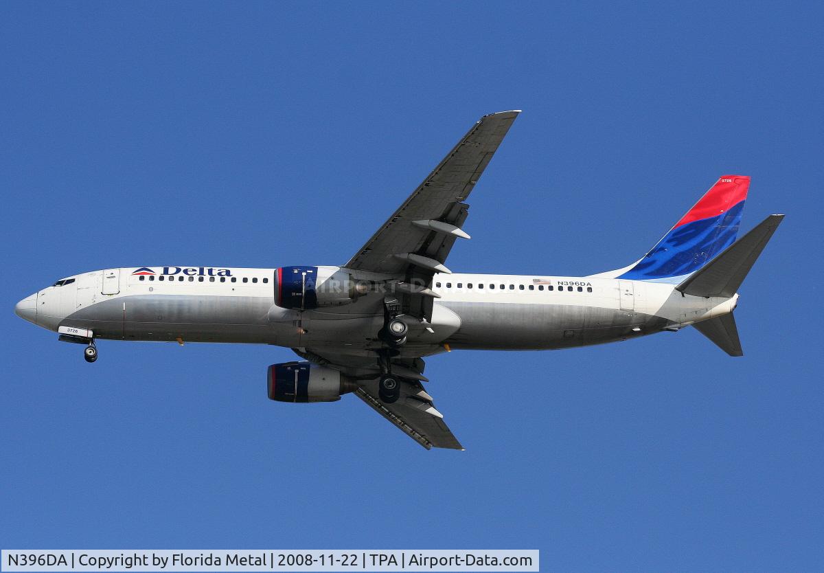 N396DA, 2000 Boeing 737-832 C/N 30378, Delta 737-800