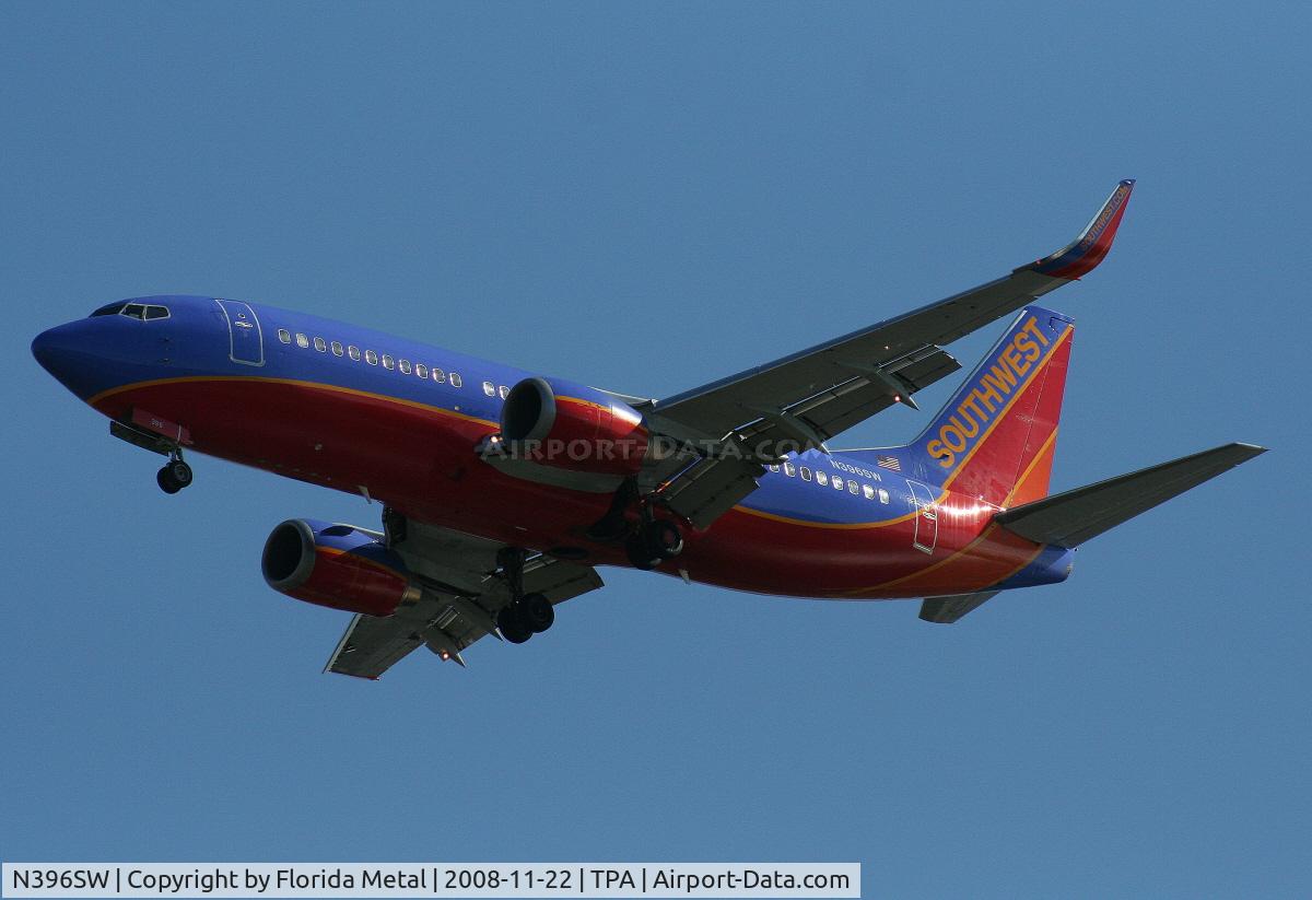 N396SW, 1994 Boeing 737-3H4 C/N 27690, Southwest 737-300