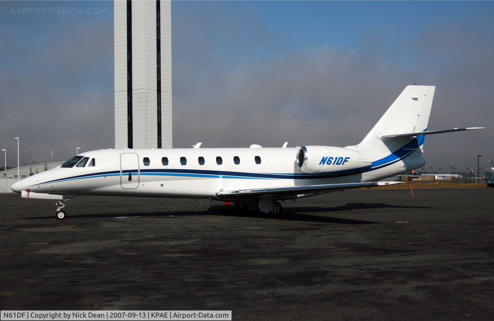 N61DF, 2005 Cessna 680 Citation Sovereign C/N 680-0012, KPAE