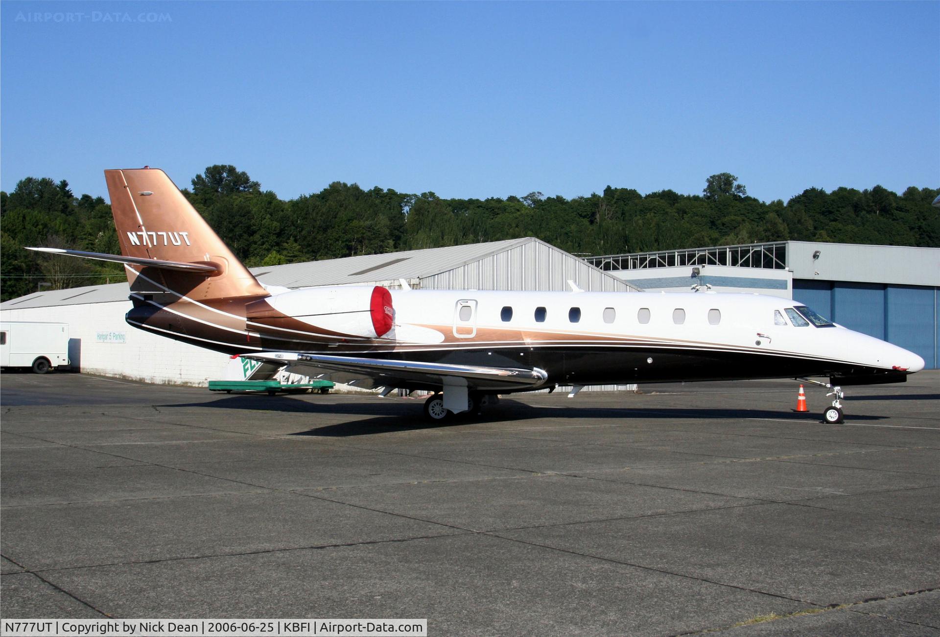 N777UT, 2005 Cessna 680 Citation Sovereign C/N 680-0048, KBFI
