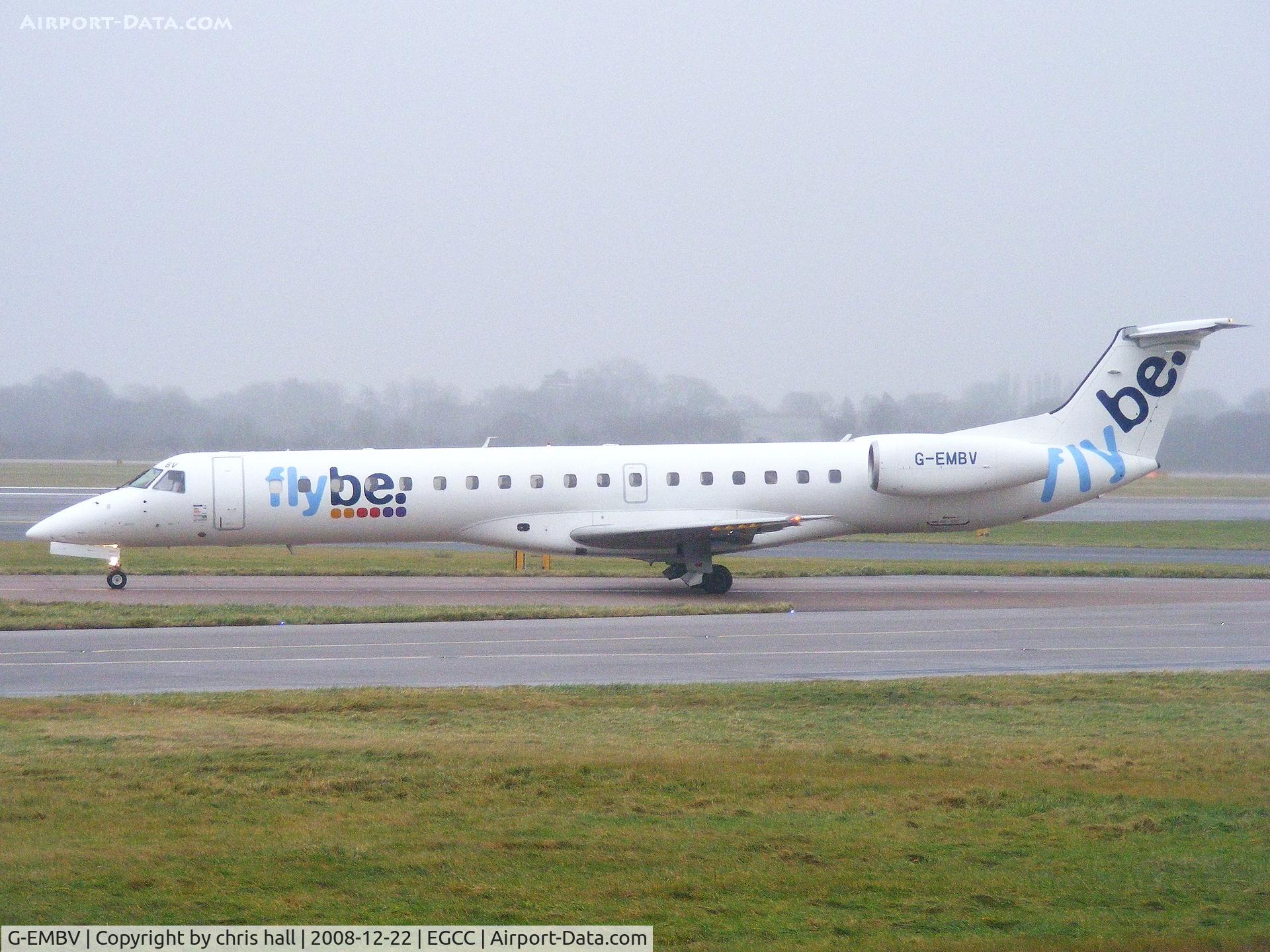 G-EMBV, 2001 Embraer EMB-145EU (ERJ-145EU) C/N 145482, flybe