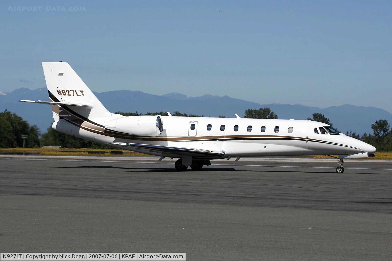 N927LT, 2006 Cessna 680 Citation Sovereign C/N 680-0070, KPAE