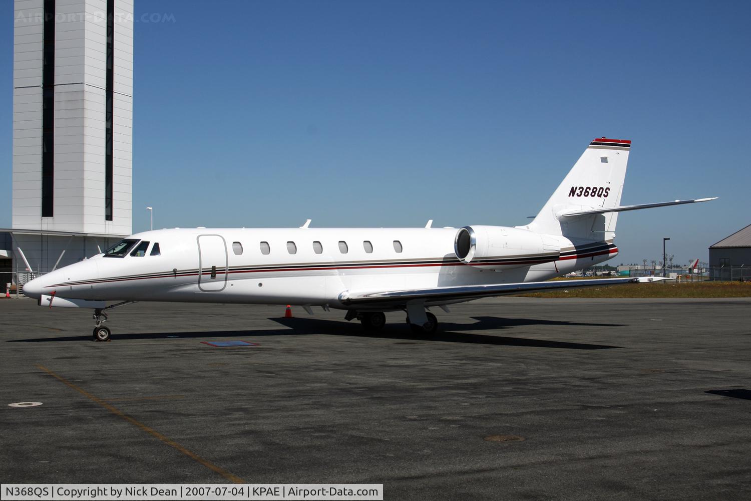 N368QS, 2006 Cessna 680 Citation Sovereign C/N 680-0073, KPAE