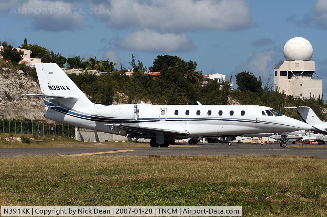 N391KK, 2006 Cessna 680 Citation Sovereign C/N 680-0074, TNCM
