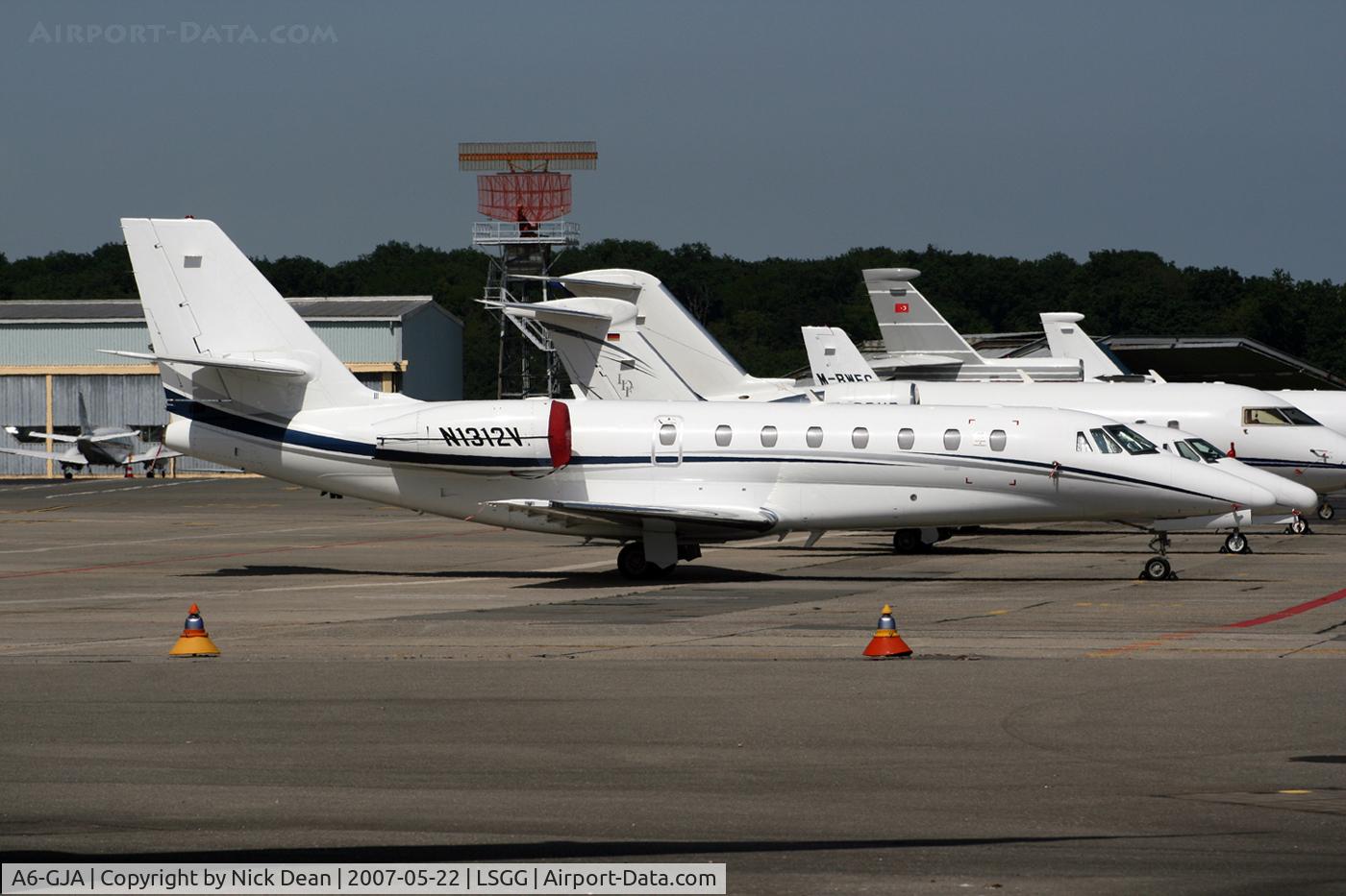 A6-GJA, 2006 Cessna 680 Citation Sovereign C/N 680-0075, LSGG (N1312V seen here at EBACE this aircraft is currently registered A6-GJA as posted)